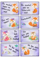 Vorschau - Bildkarten - Lobkärtchen Füchse - Seite 3