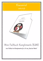 Vorschau - Anderer Materialtyp - Mini Faltbuch mit Komplimenten (KdW, Pfade) - Deckblatt