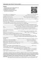 Vorschau - Arbeitsblätter - Arbeitsblätter zum Thema "Thomas Müller" + Lösung & MP3 + - Deckblatt