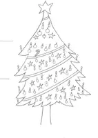 Vorschau - Mal- und Bastelvorlagen - Weihnachten Faltbild "Weihnachtsbaum" (ausmalen, falten, fertig!) - Seite 3