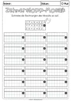 Vorschau - Unterrichtsreihen - Zehnerstopp - Mosaik | Addition mit Zehnerübergang bis 100 - Seite 3