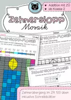 Vorschau - Unterrichtsreihen - Zehnerstopp - Mosaik | Addition mit Zehnerübergang bis 100 - Deckblatt