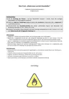 Vorschau - Klassenarbeiten - "Biedermann und die Brandstifter": Geleitete Szenenanalyse, Gesprächsanalyse - Deckblatt