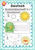 Vorschau - Arbeitsblätter - Miniheft zum Buchstaben S s - Deckblatt