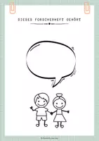 Vorschau - Arbeitsblätter - Forscher-/Expertenheft für Kinder mit Zertifikat - Deckblatt