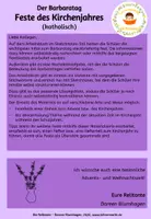 Vorschau - Arbeitsblätter - Barbaratag - Arbeitsblatt und Textblatt im Sketchnotes-Stil - Seite 1
