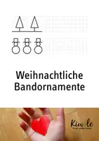 Vorschau - Arbeitsblätter - Weihnachtliche Bandornamente – Muster zeichnen im Advent - Deckblatt