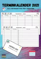 Vorschau - Lehrpläne/Lehrermaterial - Jahreskalender 2021 - Interaktive PDF-Version - Deckblatt