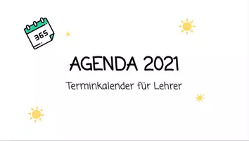 Vorschau - Lehrpläne/Lehrermaterial - Jahreskalender 2021 - Interaktive PDF-Version - Seite 1