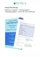 Vorschau - Arbeitsblätter - Integralrechnung - Deckblatt