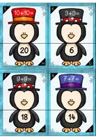 Vorschau - Stationenlernen - Stationslernen - Verdoppeln und Halbieren mit dem Pinguin im Zahlenraum 20 - Seite 2