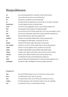 Vorschau - Arbeitsblätter - B1 / B2 Konjunktionen (Liste + Übung) - Deckblatt