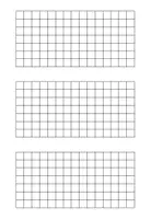 Vorschau - Arbeitsblätter - Kariertes Papier (klein und groß) + Vorlage z.B. für Zahlendiktate - Seite 1