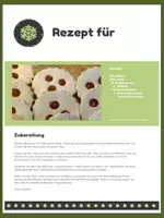 Vorschau - Arbeitsblätter - Deutsch: Rezept für Weihnachten (Kekse) - Seite 1