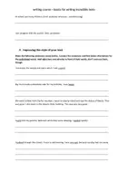 Vorschau - Arbeitsblätter - Writing course - basics for writing incredible texts - Seite 3