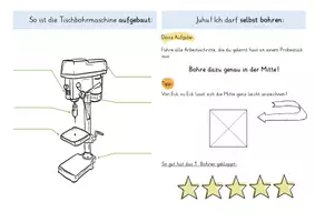 Vorschau - Arbeitsblätter - Komplettpaket Bohrmaschine Stationenarbeit - Seite 3