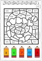 Vorschau - Arbeitsblätter - Rechenmalblätter Weihnachten | Mathematik Klasse 1 & 2 Zahlenraum bis 20 | Addition & Subtraktion Grundschule Übungen - Seite 3
