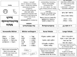 Vorschau - Arbeitsblätter - Rechtschreibung: Buddybook Faltbuch editierbar, bunt + s/w - Seite 3