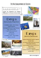 Vorschau - Arbeitsblätter - Ergänzung zu "Nationalhymnen untersuchen": Kosovo - Seite 1