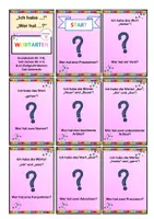Vorschau - Spiele - "Ich habe...!" "Wer hat...?" zum Thema WORTARTEN (GS/Sek I/Daz) - Seite 1