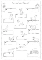 Vorschau - Arbeitsblätter - DaZ/ DaF: Tiere auf dem Bauernhof (Sprachunterricht Grundschule) - Seite 2