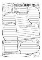 Vorschau - Arbeitsblätter - Helen Keller Steckbrief kostenlos - Seite 3