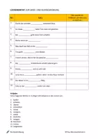 Vorschau - Arbeitsblätter - Lückendiktat zur Groß- und Kleinschreibung - Seite 1