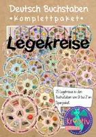Vorschau - Spiele - Legekreise zu den Buchstaben Komplettset Info - Deckblatt