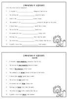 Vorschau - Arbeitsblätter - Comparison of Adjectives- African Animals - Seite 2