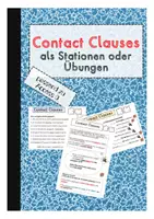 Vorschau - Arbeitsblätter - Contact Clauses - Merkblatt und Übungen - Deckblatt
