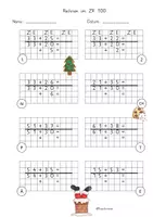 Vorschau - Arbeitsblätter - Codeknacker Weihnachten - Halbschriftliche Addition ZR 100 ohne ZÜ - Seite 3