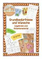 Vorschau - Arbeitsblätter - Grundbedürfnisse und Wünsche - Deckblatt