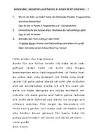 Vorschau - Arbeitsblätter - Satzenden in Briefen erkennen Klasse 3 und 4 - Deckblatt