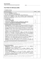 Vorschau - Klassenarbeiten - Bichsel: "Der Milchmann" - Klassenarbeit: Analyse einer Kurzgeschichte - mit Erwartungshorizont - Seite 1