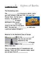 Vorschau - Arbeitsblätter - sights of Berlin - Aufgaben und Lösungen - Seite 2