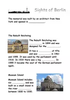 Vorschau - Arbeitsblätter - sights of Berlin - Aufgaben und Lösungen - Seite 3