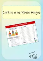 Vorschau - Arbeitsblätter - Una carta a los Reyes Magos - Schreibkompetenz fördern - Deckblatt