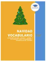 Vorschau - Spiele - Spanisch: Wortschatz für Weihnachten (Léxico Navidad) - Deckblatt