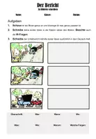 Vorschau - Arbeitsblätter - Der Bericht Bilder Teil 7 - Deckblatt
