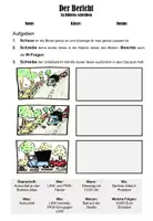 Vorschau - Arbeitsblätter - Der Bericht Bilder Teil 7 - Seite 1
