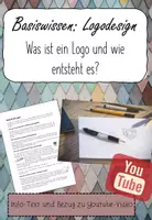 Vorschau - Arbeitsblätter - Was ist ein Logo? Wie entsteht ein Logo? - Deckblatt