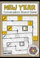 Vorschau - Spiele - NEW YEAR - Conversation Board Game - Deckblatt