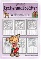 Vorschau - Arbeitsblätter - Rechenmalblätter Winter & Weihnachten | Mathe Klasse 1-4 - Seite 1