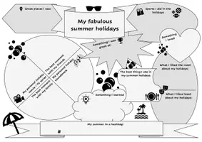 Vorschau - Arbeitsblätter - Arbeitsblatt "My fabulous summer holidays" - Seite 1