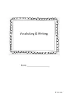 Vorschau - Arbeitsblätter - Writing Prompts - Stundenstart zur Wiederholung - Deckblatt