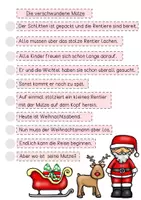Vorschau - Unterrichtsreihen - Purzelgeschichte - Weihnachten - Die verschwundene Mütze - Seite 2