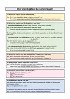 Vorschau - Arbeitsblätter - DEUTSCH: Beistrichregeln, Übungsblatt + Lösung (PDF) - Seite 1