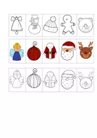Vorschau - Stationenlernen - Klettmappe Schattenbilder Weihnachten - Seite 2