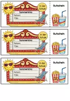 Vorschau - Mal- und Bastelvorlagen - Tickets für Sommerkino Kinotag oder Kinoabend - Seite 1