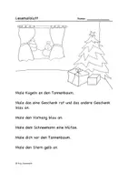 Vorschau - Arbeitsblätter - Lesemalblatt Winter - Seite 2